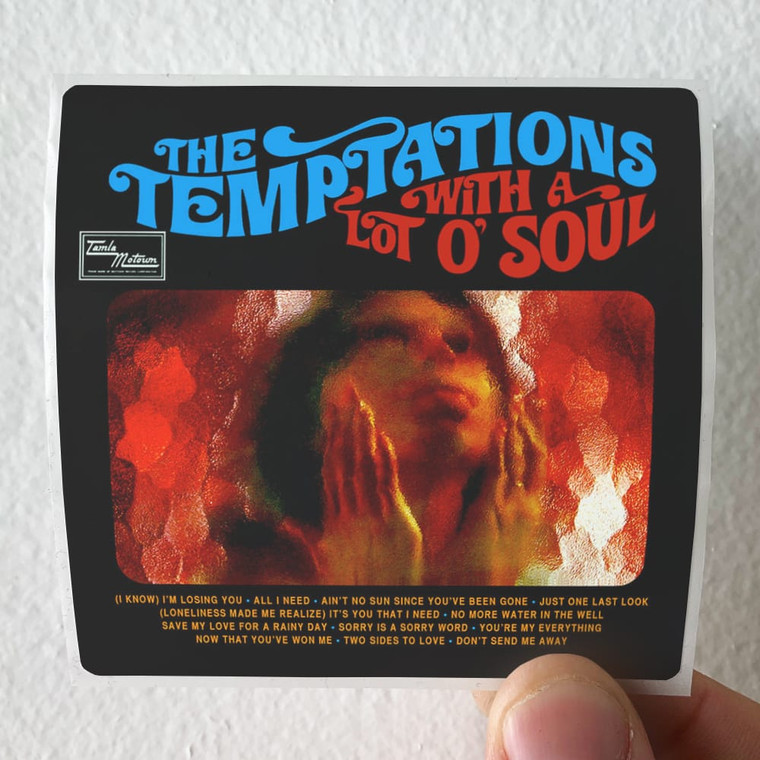 The Temptations With A Lot O Soul 1 Album Cover Sticker