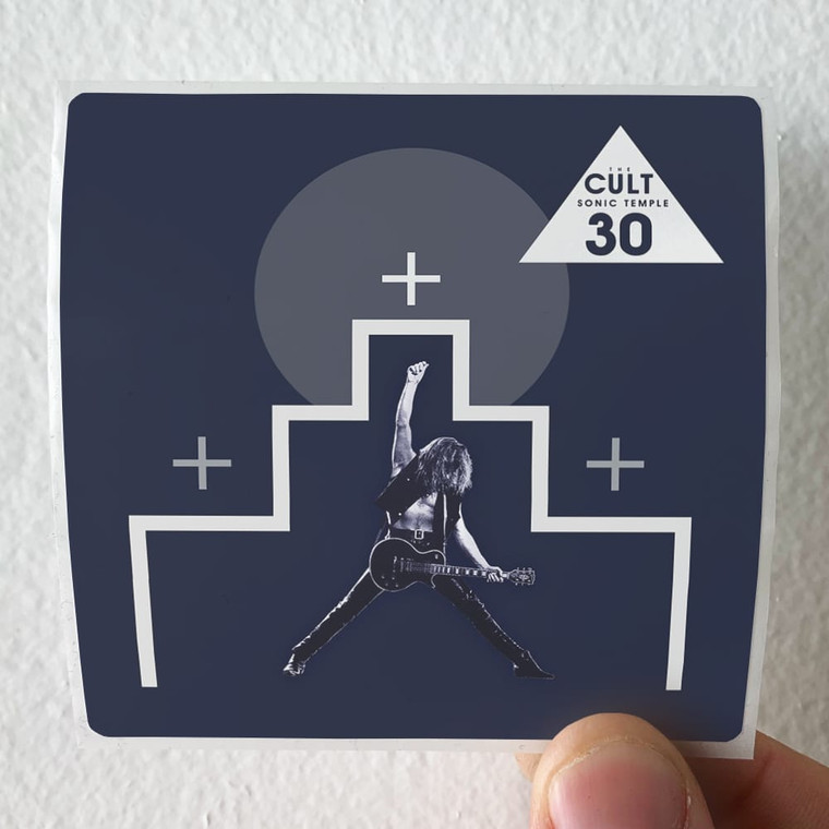 The Cult Sonic Temple Album Cover Sticker