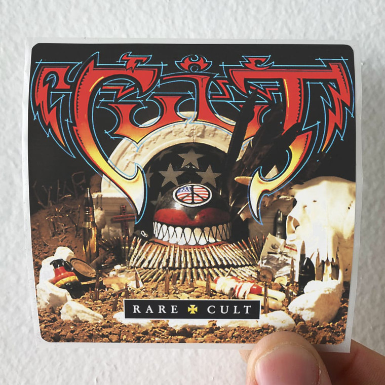 The Cult Best Of Rare Cult Album Cover Sticker