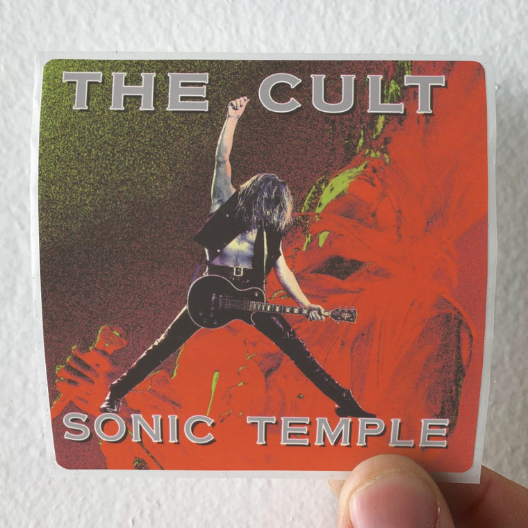 The Cult Sonic Temple 2 Album Cover Sticker