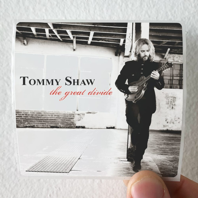 Tommy Shaw The Great Divide Album Cover Sticker
