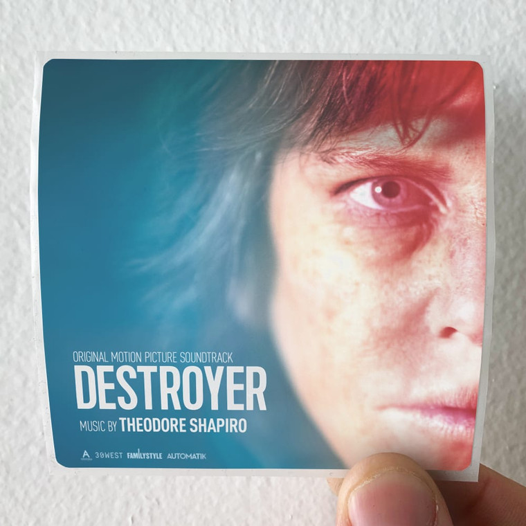 Theodore Shapiro Destroyer Original Motion Picture Soundtrack Album Cover Sticker