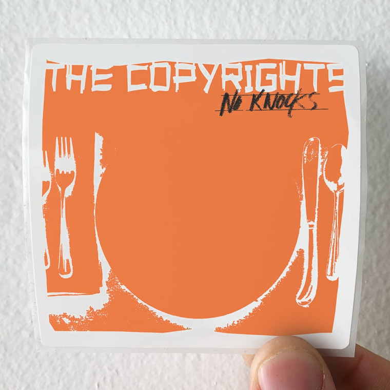 The Copyrights No Knocks Album Cover Sticker