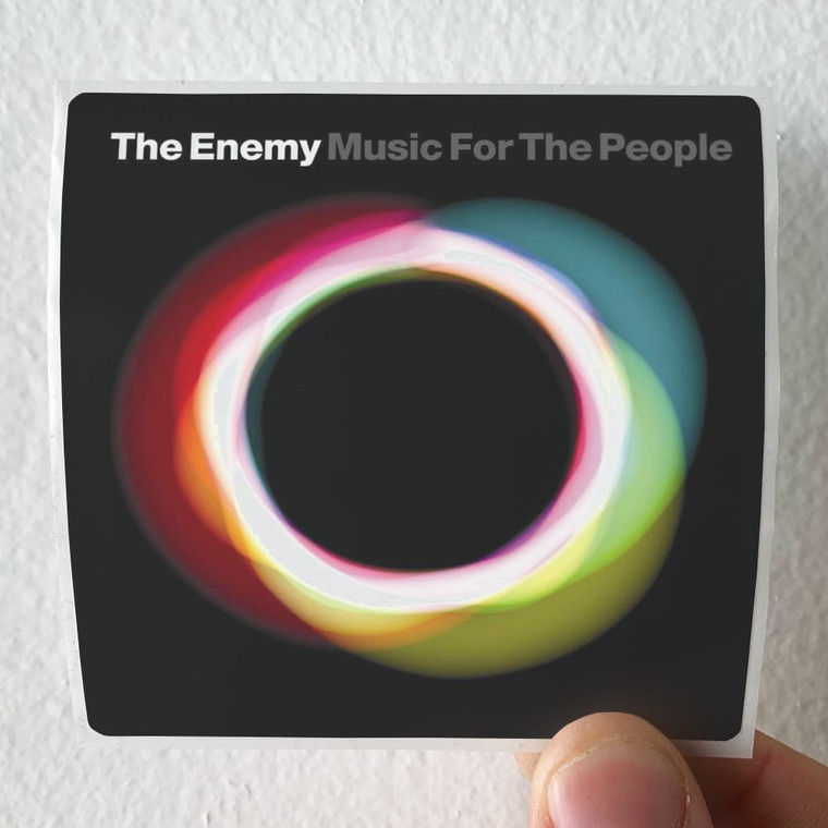 The Enemy Music For The People Album Cover Sticker