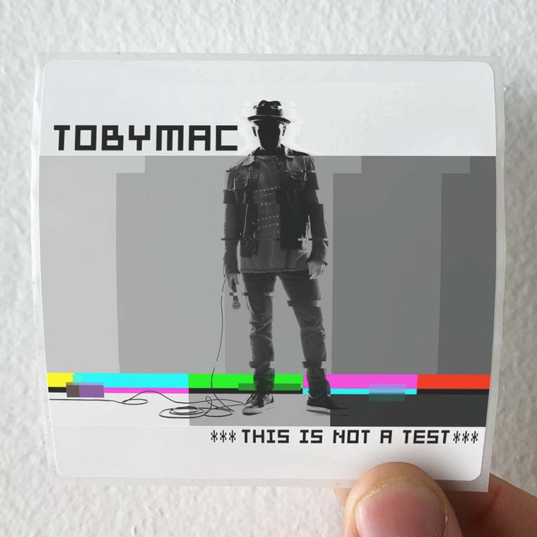tobyMac This Is Not A Test 1 Album Cover Sticker