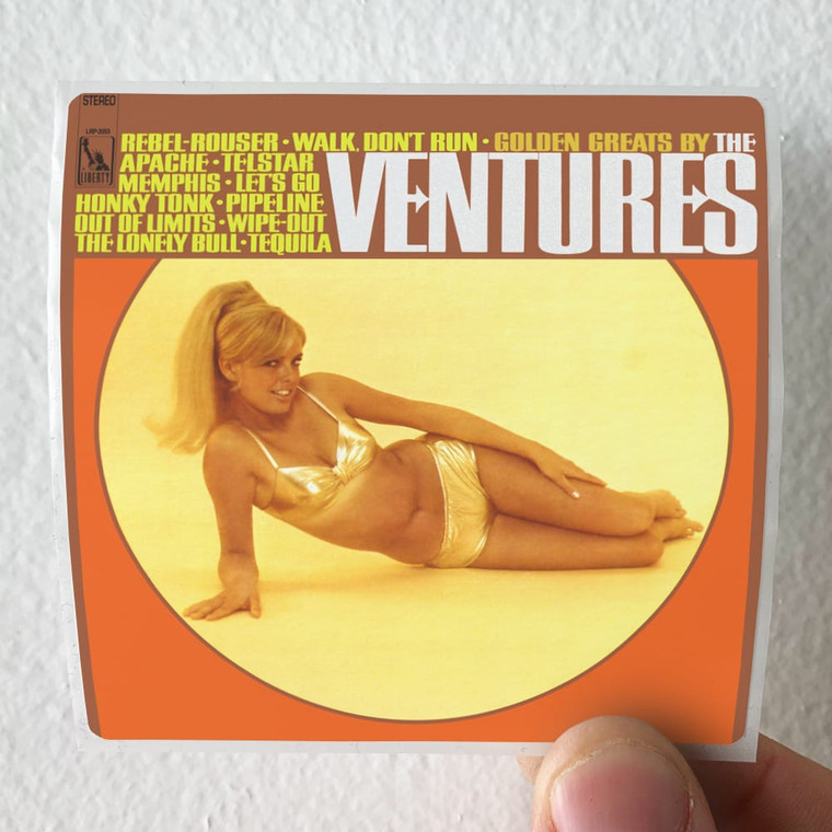 The Ventures Greatest Hits Album Cover Sticker