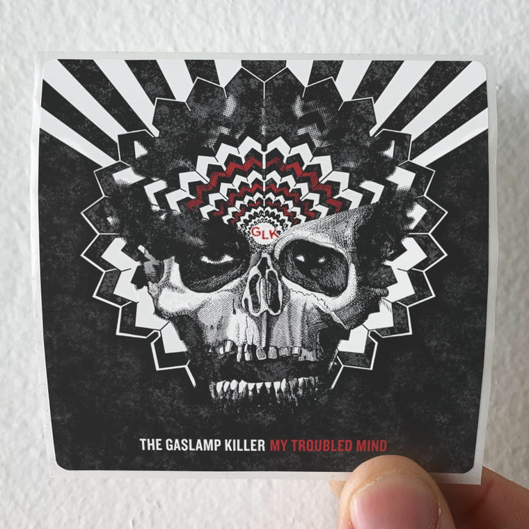 The Gaslamp Killer My Troubled Mind Album Cover Sticker