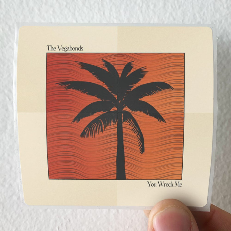 The Vegabonds You Wreck Me Album Cover Sticker
