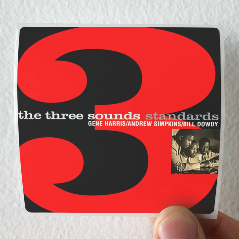 The Three Sounds Standards Gene Harris Andrew Simpkins Bill Dowdy Album Cover Sticker