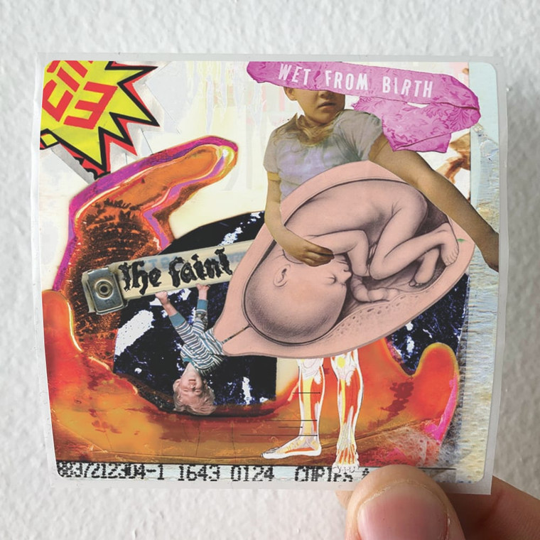 The Faint Wet From Birth Album Cover Sticker