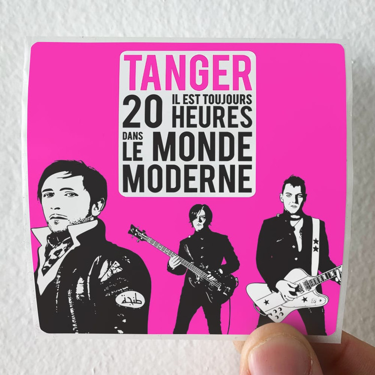 Tanger Il Est Toujours 20 Heures Dans Le Monde Moderne Album Cover Sticker