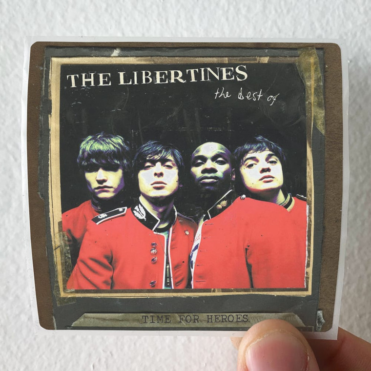 The Libertines Time For Heroes The Best Of The Libertines Album Cover Sticker