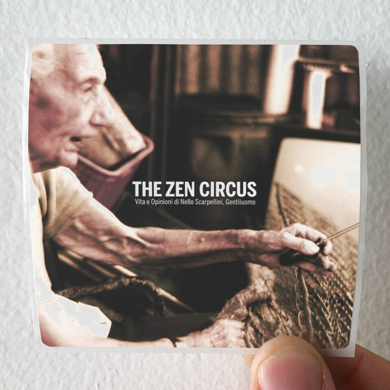 The Zen Circus Vita E Opinioni Di Nello Scarpellini Gentiluomo Album Cover Sticker