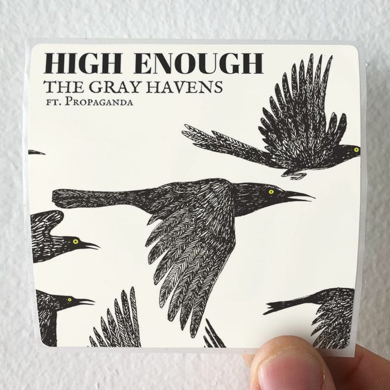 The Gray Havens High Enough Album Cover Sticker