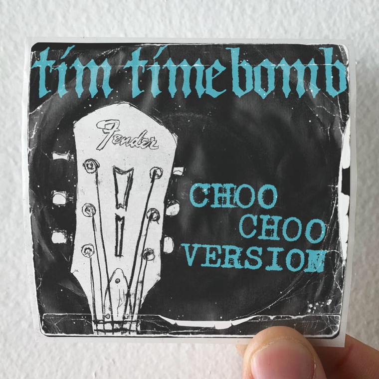 Tim Timebomb Choo Choo Chboogie Album Cover Sticker