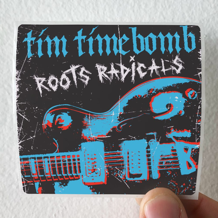 Tim Timebomb Roots Radicals Album Cover Sticker