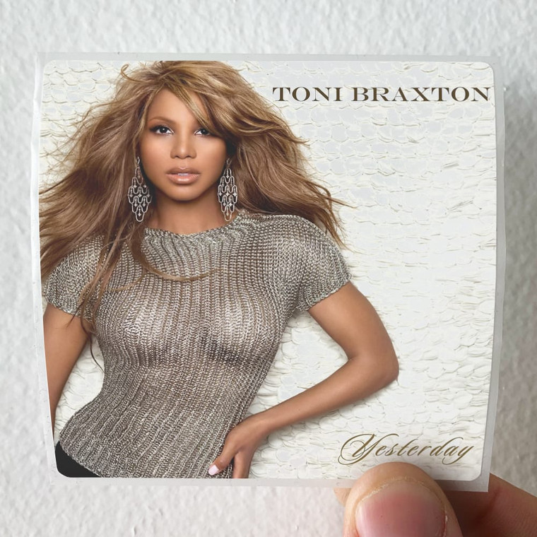 Toni Braxton Yesterday Album Cover Sticker