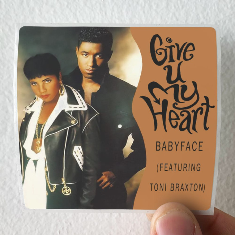 Toni Braxton Give U My Heart Album Cover Sticker