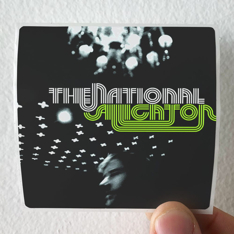 The National Alligator Album Cover Sticker