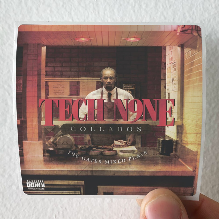 Tech N9ne Collabos The Gates Mixed Plate 1 Album Cover Sticker