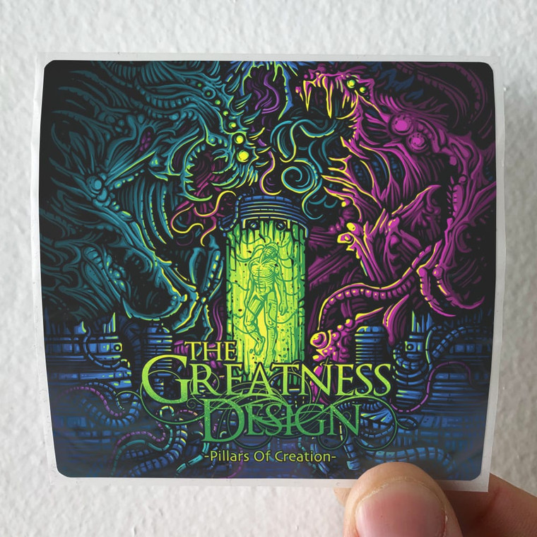 The Greatness Design Pillars Of Creation Album Cover Sticker