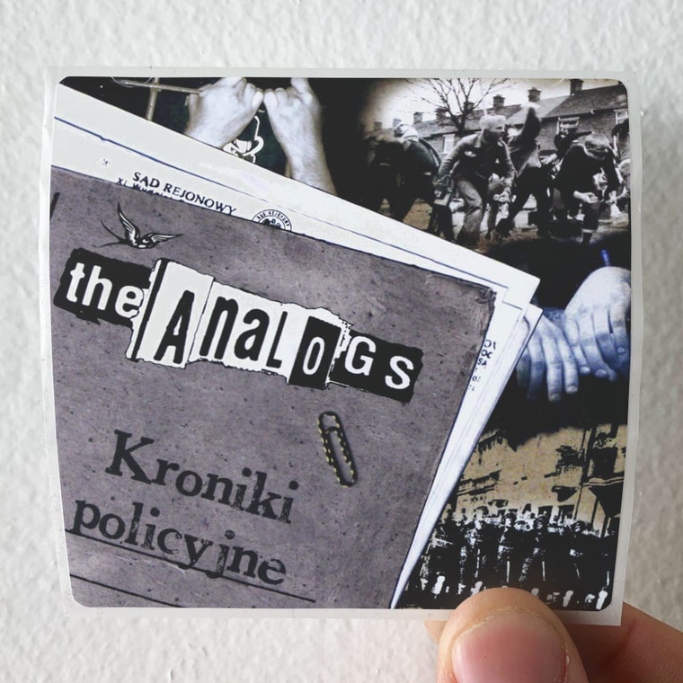 The Analogs Kroniki Policyjne Album Cover Sticker