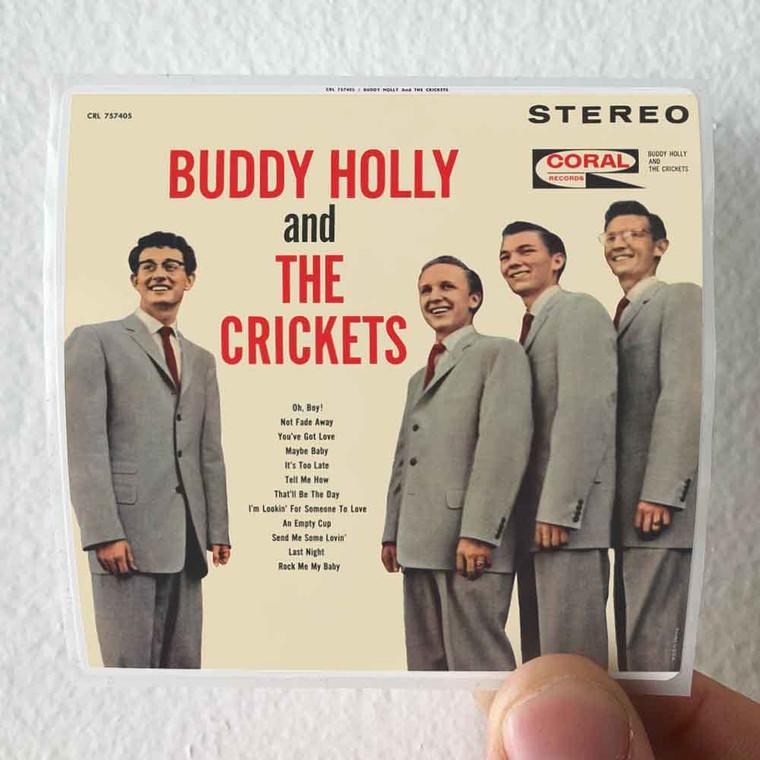 The Crickets Buddy Holly And The Crickets Album Cover Sticker