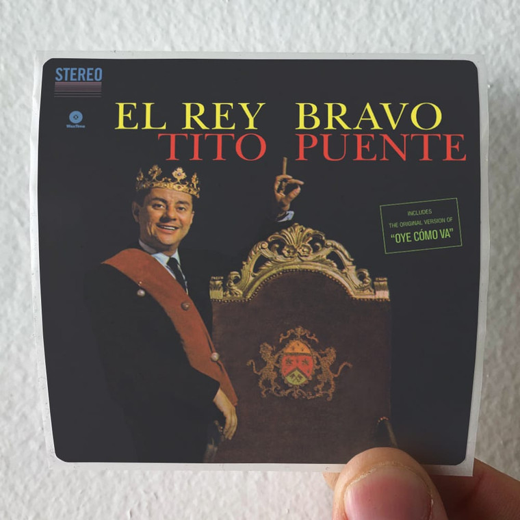 Tito Puente El Rey Bravo Album Cover Sticker