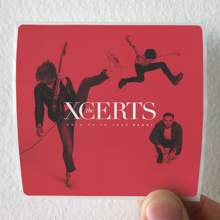 The Xcerts Hold On To Your Heart Album Cover Sticker