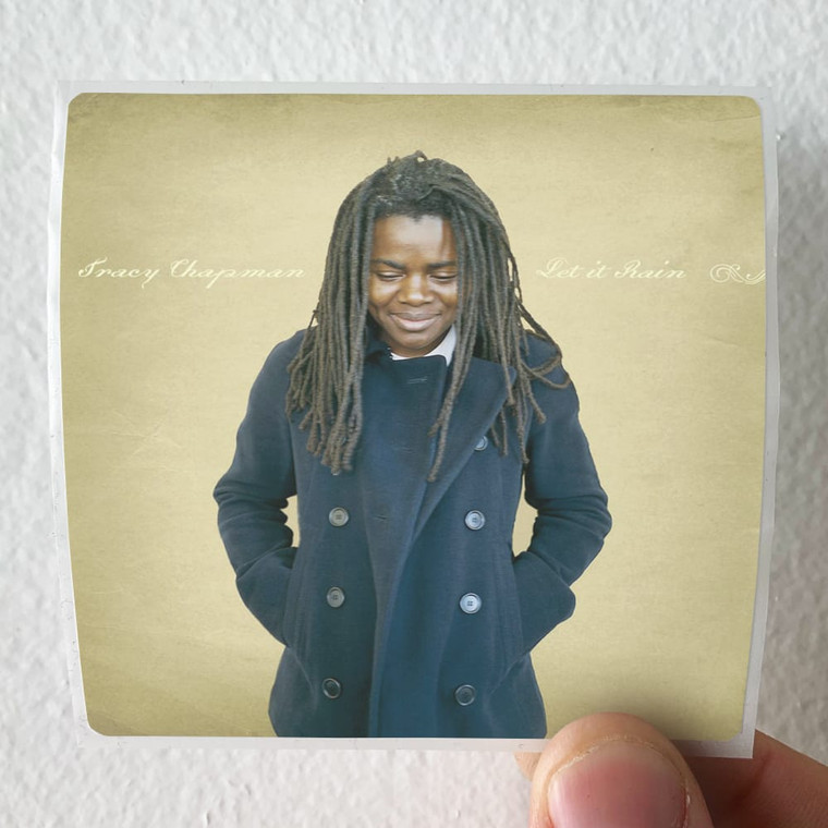 Tracy Chapman Let It Rain Album Cover Sticker