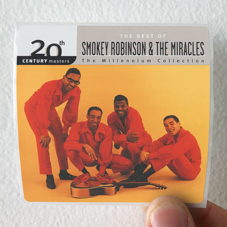 The Miracles The Best Of Smokey Robinson The Miracles Album Cover Sticker