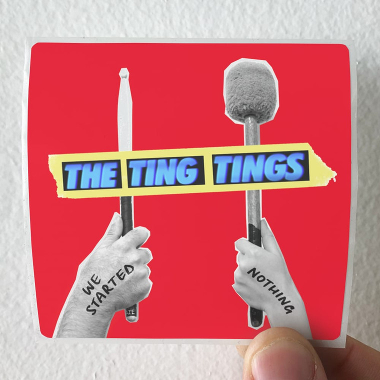 The Ting Tings We Started Nothing 1 Album Cover Sticker