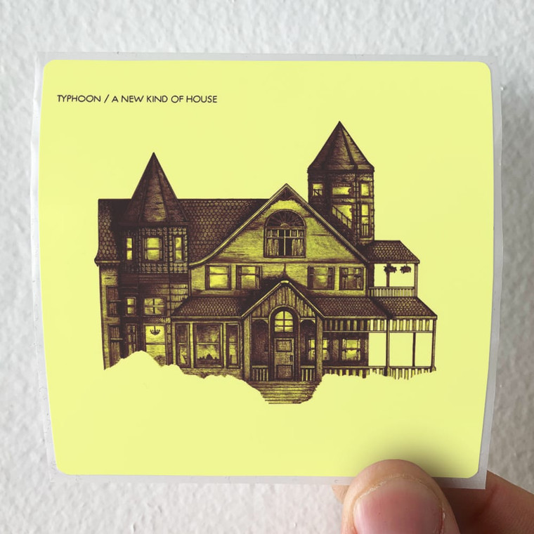 Typhoon A New Kind Of House Album Cover Sticker