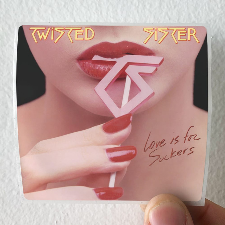 Twisted Sister Love Is For Suckers Album Cover Sticker