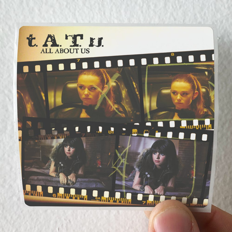 tATu All About Us 1 Album Cover Sticker