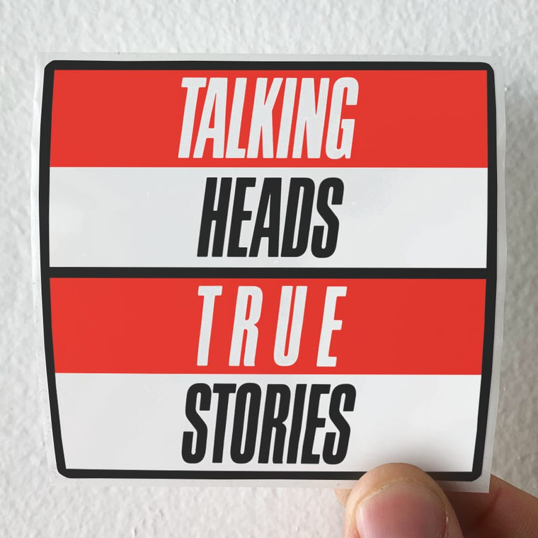 Talking Heads True Stories 1 Album Cover Sticker