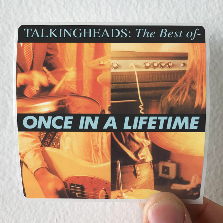 Talking Heads Once In A Lifetime The Best Of Album Cover Sticker