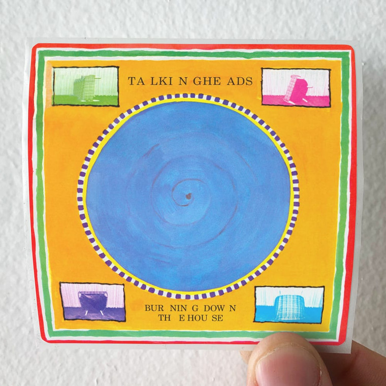 Talking Heads Burning Down The House Album Cover Sticker