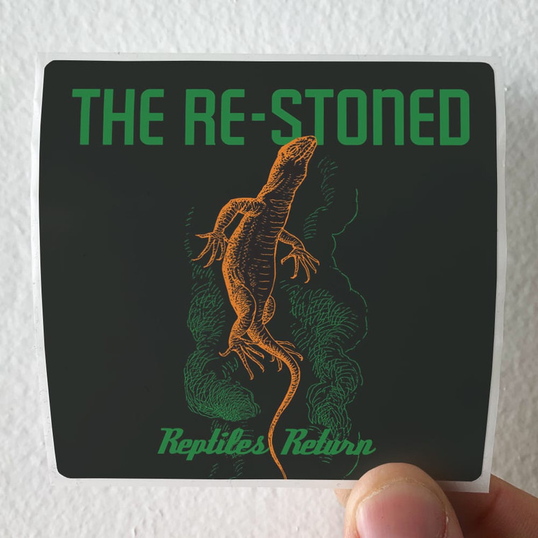 The Re-Stoned Reptiles Return Album Cover Sticker
