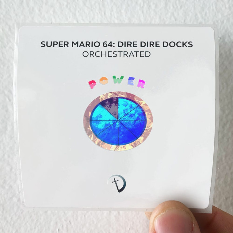 The Marcus Hedges Trend Orchestra Dire Dire Docks From Super Mario 64 Orchestrated Album Cover Sticker