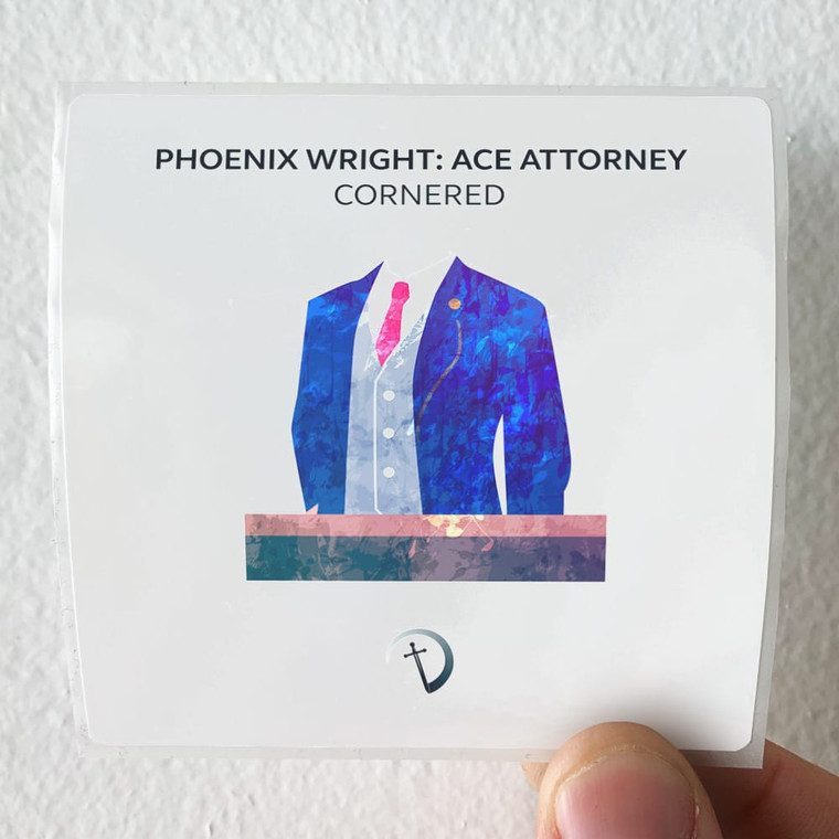 The Marcus Hedges Trend Orchestra Cornered From Phoenix Wright Ace Attorney Orchestrated Album Cover Sticker