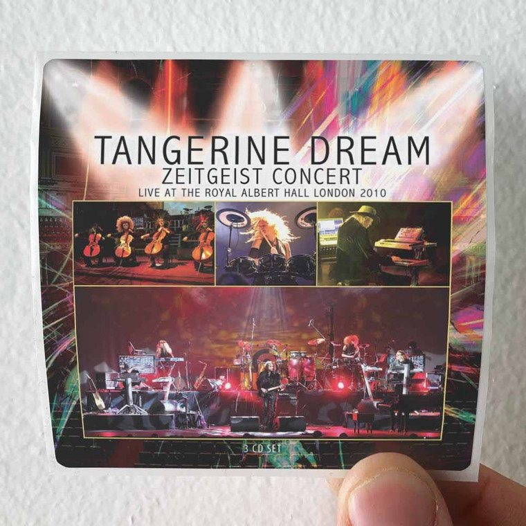 Tangerine Dream Zeitgeist Concert Album Cover Sticker