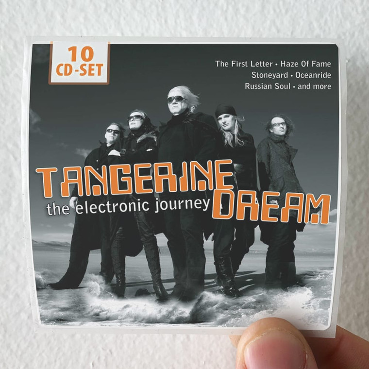 Tangerine Dream The Electronic Journey Album Cover Sticker