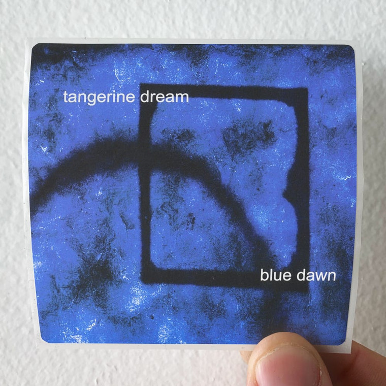 Tangerine Dream Blue Dawn Album Cover Sticker