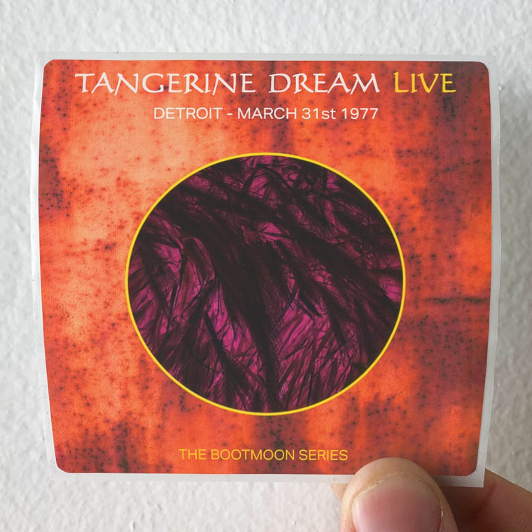 Tangerine Dream The Bootmoon Series Detroit March 31St 1977 Album Cover Sticker