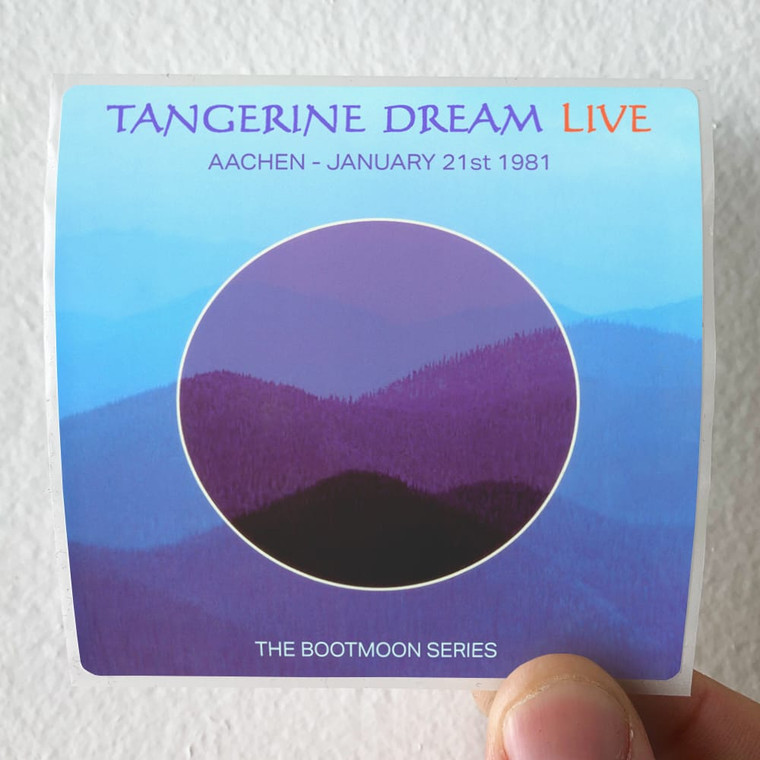 Tangerine Dream The Bootmoon Series Aachen January 21St 1981 Album Cover Sticker