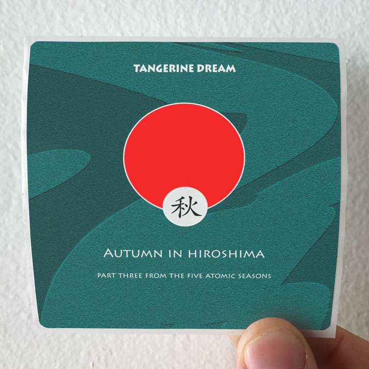 Tangerine Dream Autumn In Hiroshima Album Cover Sticker