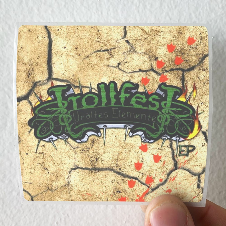 TrollfesT Uraltes Elemente Album Cover Sticker