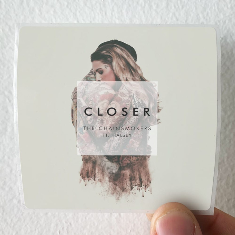 The Chainsmokers Closer 1 Album Cover Sticker