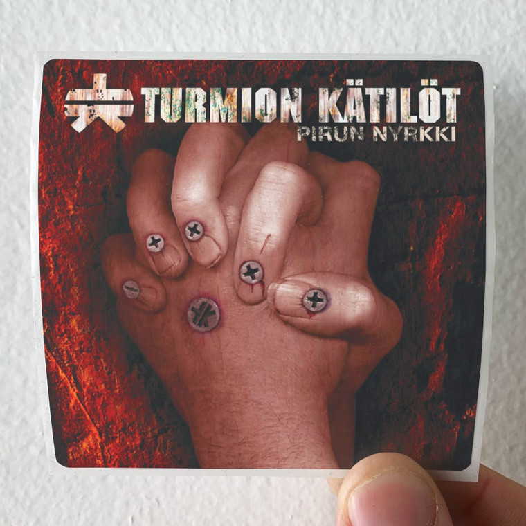 Turmion Katilot Pirun Nyrkki Album Cover Sticker